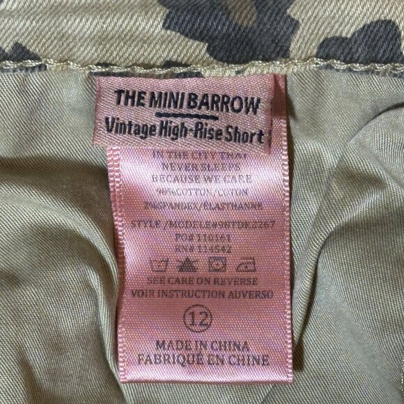BLANK NYC girls Leopard Print Distressed The Mini Barrow Shorts Size 12 NWT - Picture 11 of 13